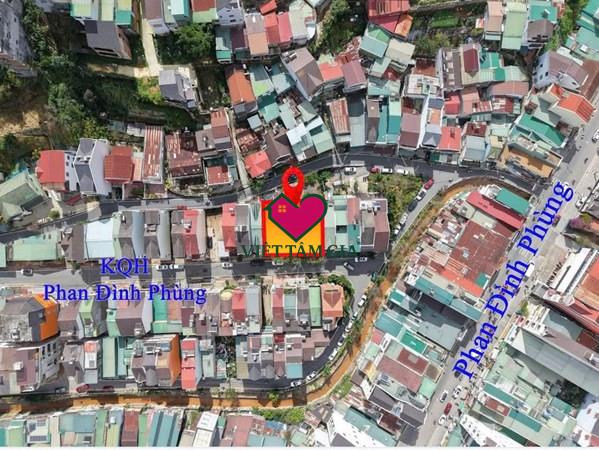 Bán nhà phố mặt tiền KQH Phan Đình Phùng Phường Xuân Hương - Đà Lạt.
