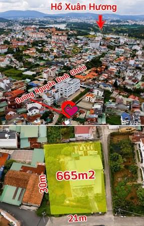 Bán đất hẻm Nguyễn Đình Chiểu Phường Lâm Viên - Đà Lạt trung tâm tiện di chuyển.